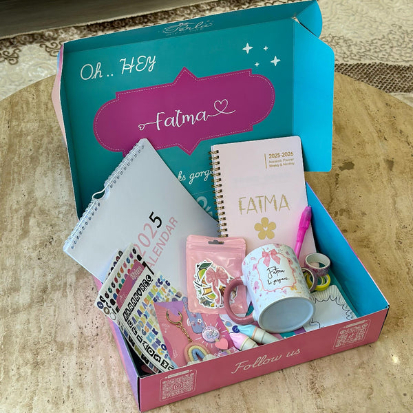 Personalized Daily Planner Box – Plan Your Day with Your Name in Style