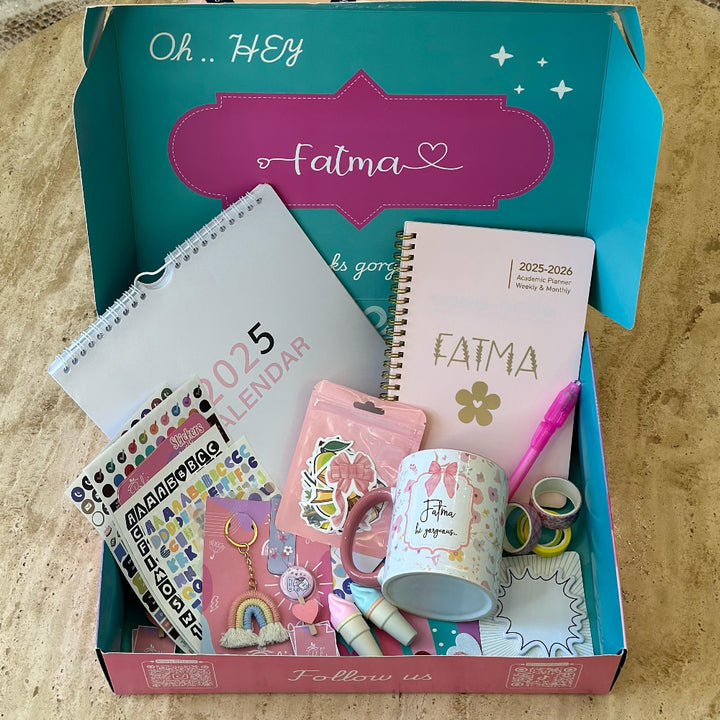 Personalized Daily Planner Box – Plan Your Day with Your Name in Style