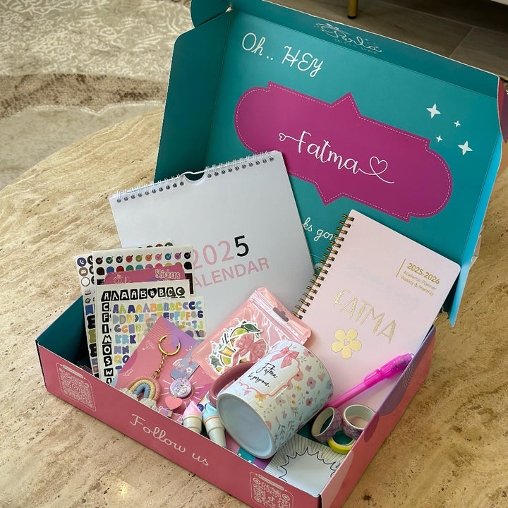 Personalized Daily Planner Box – Plan Your Day with Your Name in Style