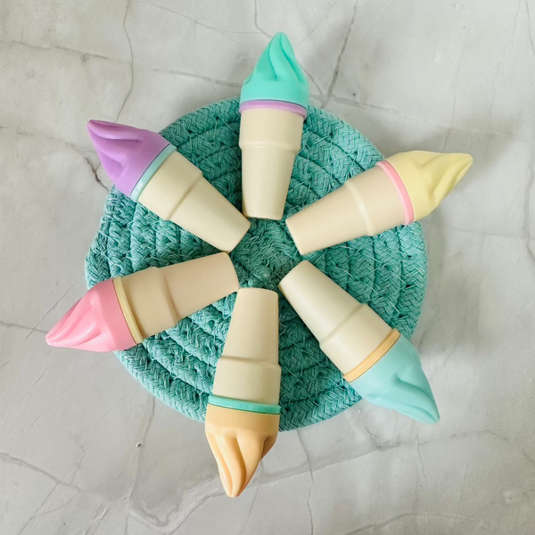 مجموعة أقلام تحديد على شكل آيس كريم 🍦