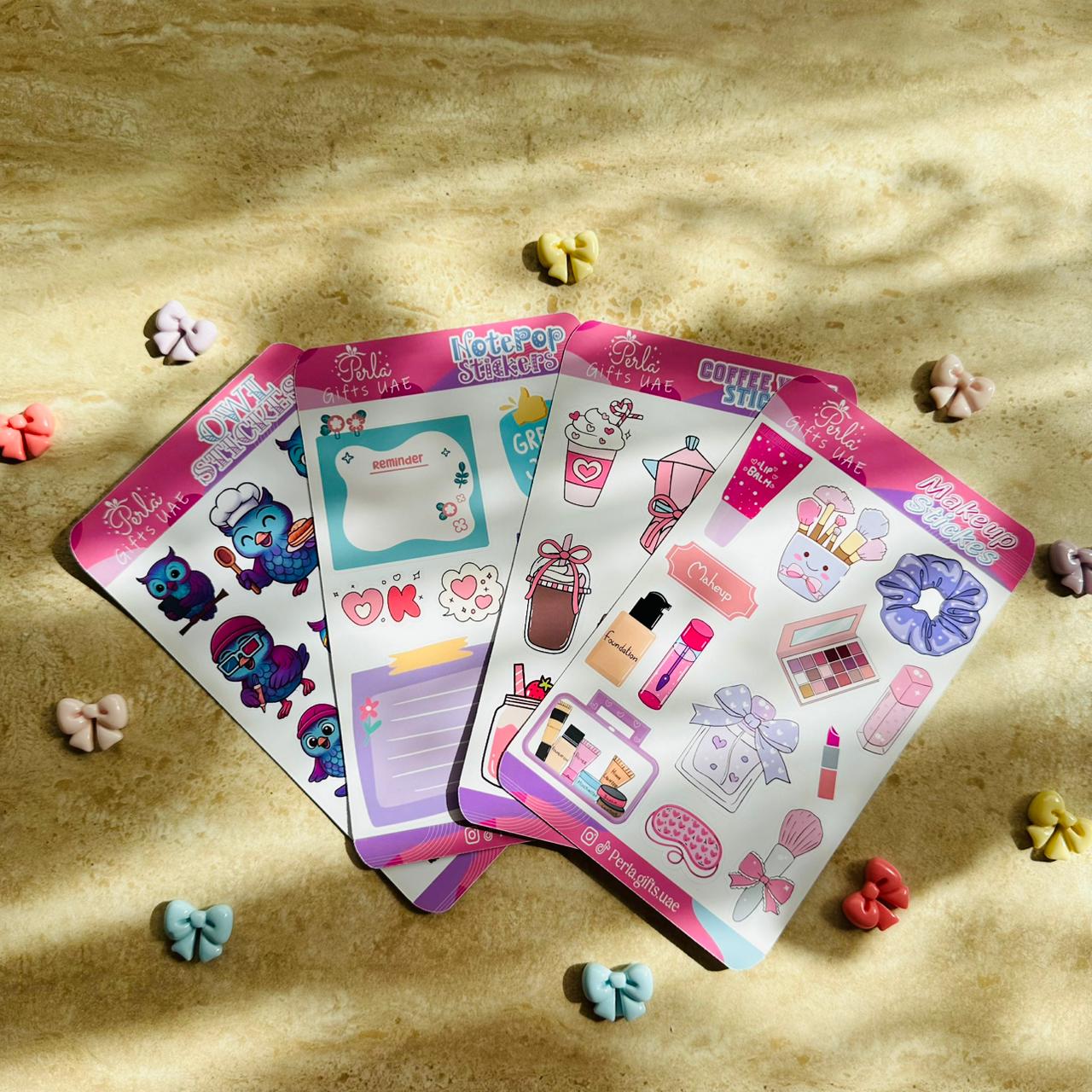 Cute Stickers Sheet – Perla Gifts UAE