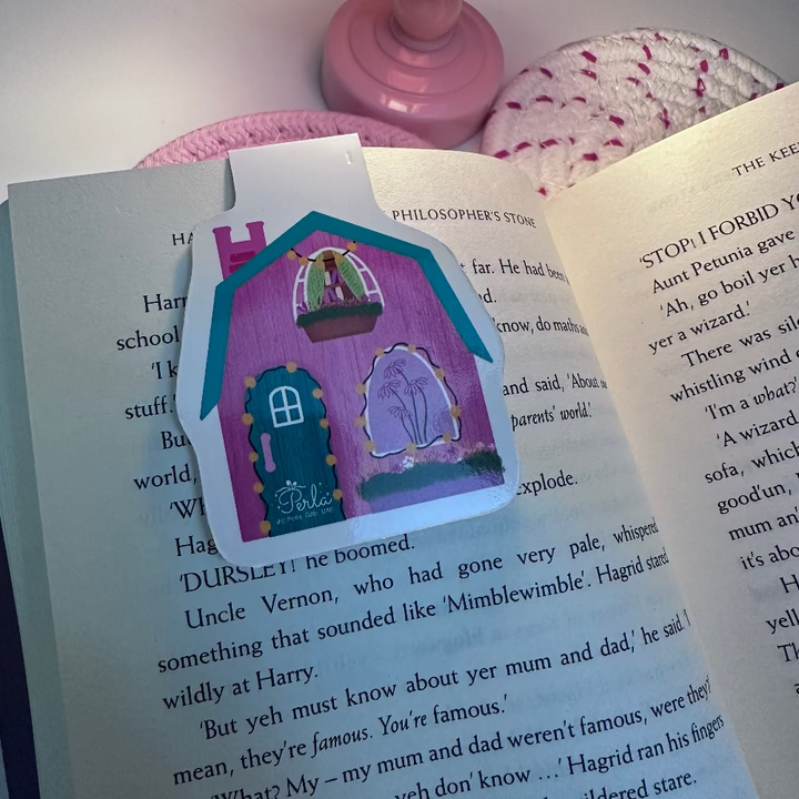 The Pink House Magnetic Bookmark